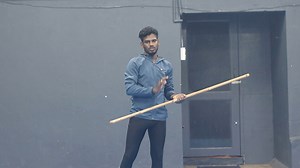 Stick cartwheel short explanation #silambam #karrasamu #kalaripayattu | Stickman silambam academy