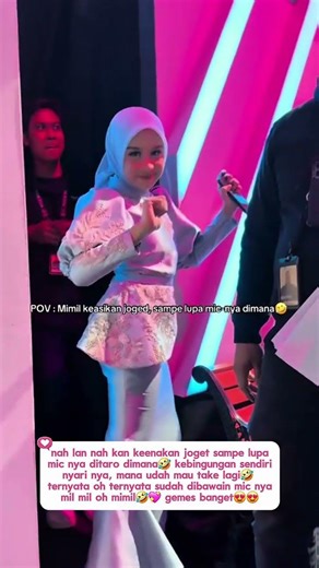 Mimil was so busy dancing that he forgot where his mic was🤣 #fypyoutube #da7