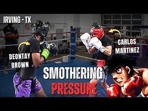 END IT! VICIOUS Amateur Boxer SWARMS Strong Opponent In Sparring!