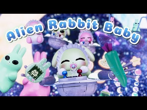 Alien Rabbit Baby Showcase | BEBE CARROT | 3D Modeling