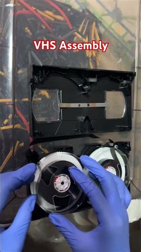 Assemble a VHS Tape, put VHS tape together #vhs