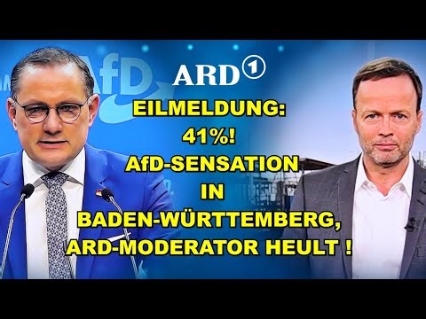 EIL: 41%! AfD-WUNDER, ARD-Mann HEULT!