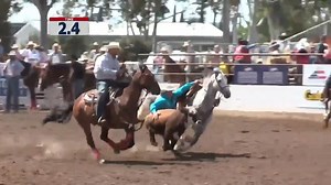 The champ is HERE! Nick Guy went off at the Clovis Rodeo finishing with 32.6-seconds on four head to win the title. | PRCA ProRodeo