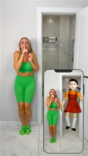 Tutorial Squid Game doll is following me