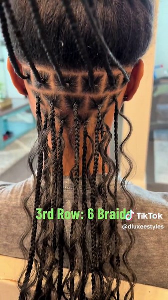 The Cool thing about Brick Method is Each braid is going to fill an empty space which makes your style look even fuller with out all the extra weight The Dluxee Way! #atlbraider #atlknotlessbraids #knotlessboxbraids