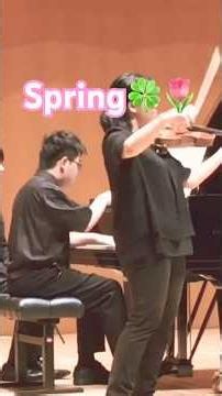 "Frühling-Spring" Beethoven:Sonate für Klavier und Violine