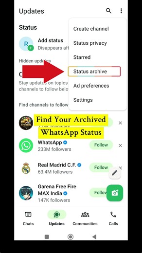 Find Your Old WhatsApp Status! #howto #whatsapp #status