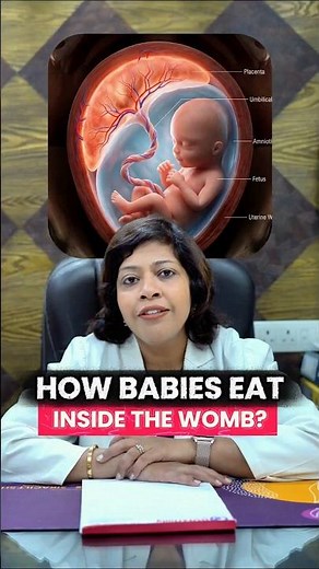 How Do Babies Eat Inside the Womb? #pregnancytips #pregnancycare