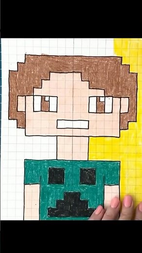 How to Draw a Minecraft Self Portrait