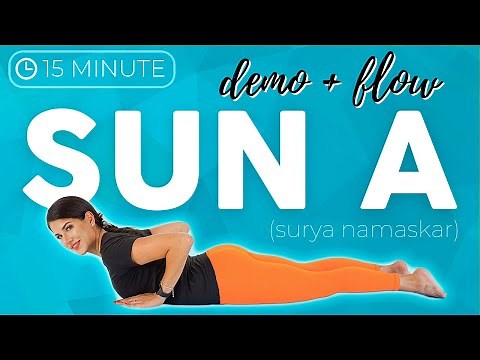 Yoga for Beginners Flow 🙏🏼 Sun Salutation A | Surya Namaskar