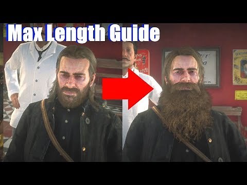Red Dead Redemption 2 - How To Grow Beard To 10 / Max Length Beard Guide