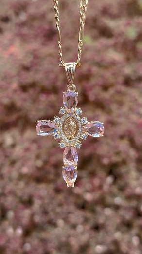 Virgen Mary Crosses. Available on Tiktok Shop ❤️#fyp #jewelry #virgendeguadalupe #virgen #virgenmaria #cross