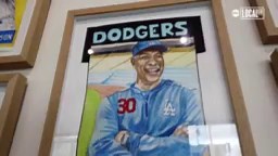 Artist pays tribute to the boys in blue with 'A Dodger a Day'