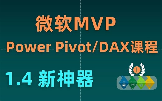 Power Pivot/DAX 全球最受欢迎付费课程 1.4 新神器