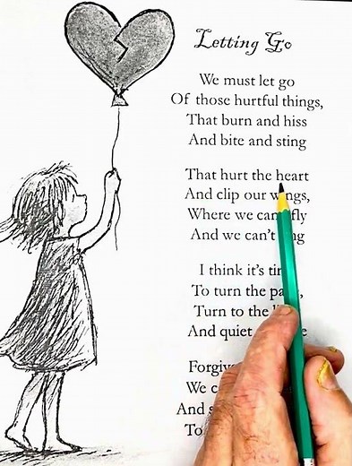 Letting go a poem by Jimmy Osbourne