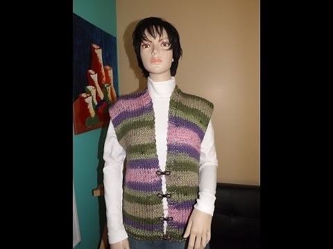 How to knit a cardigan or vest - with Ruby Stedman