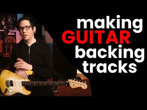 Making a Guitar BACKING track from scratch