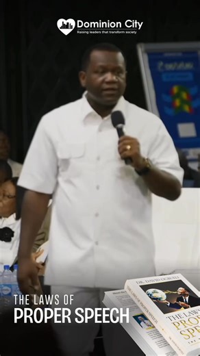 Promo ends soon! The Laws of Proper Speech by Dr. David Ogbueli still available at promo price. Order your copies for family & friends now. Available Online, at Shalom World Bookshops and on Amazon - in e-book, audiobook & paperback formats. This is one book that won't leave you the same. Buy online in Naira: https://paystack.com/pay/lawsofproperspeech Buy on Amazon: https://tinyurl.com/lawofproperspeechbook Or call/whatsapp Sandra: 0806 487 9839 Francis: 0906 665 8175 | Dominion City