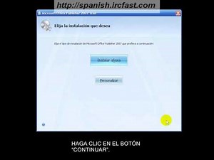 Vídeo Tutorial Instalación de Office Publisher