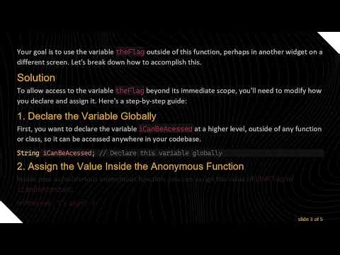 How to Use a String Variable from an Asynchronous Function in Flutter