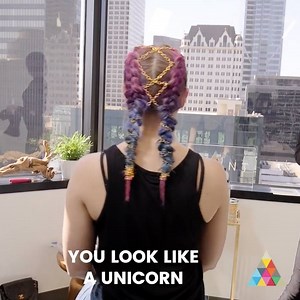 If you wanna channel some 🦄 Coachella vibes, here's a hair tutorial you need to follow! | Instant