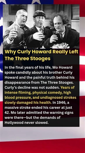 Why Curly Howard Really Left The Three Stooges