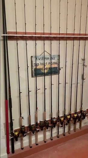 Fill the garage or man cave walls with your rods! Shop all fishing rod racks at Bigdaddylife.com