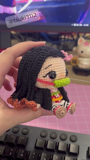 Nezuko🎋 Amigurumi Pattern: Crochet Your Own Demon Slayer!