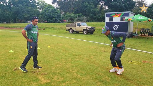 Pakistan Cricket on Instagram: "Inside the Pakistan U19 camp 🏏 Team trainer Abrar Ahmed breaks down the approach to workload management, training intensity and fitness routines shaping the squad 🏃 #PakistanFutureStars | #U19WorldCup"