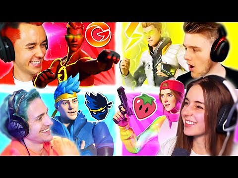 THE ICON SKINS TEAM UP IN FORTNITE!! Ft. Lachlan, Loserfruit & TheGrefg