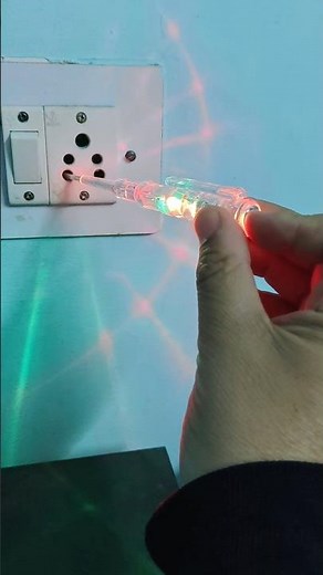 ⚡Voltage Tester Pen Testing ⚡ Live Electric Check Demo #Shorts