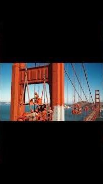 How They Built the Golden Gate Bridge in the 1960s #vintage #classic