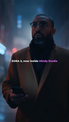 SORA 2 is now available inside Mindy Studio - bringing cinematic, realistic animation to your workflow. 🎥 Bring your ideas to life, right inside Slack: www.mindy.com | Mindy