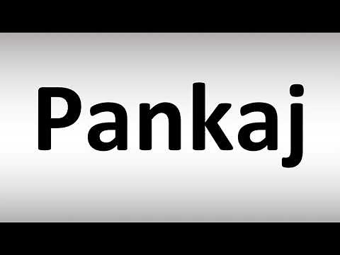 How to Pronounce Pankaj