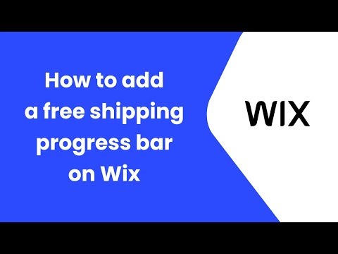How To Add A Free Shipping Progress Bar To A Wix Site