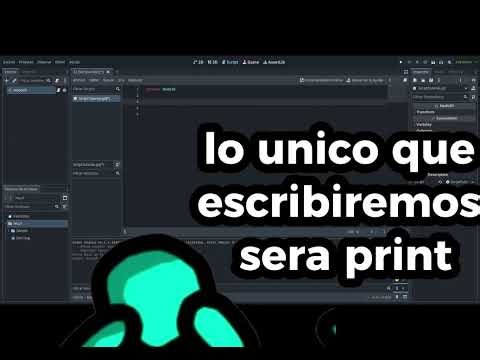 Programación en Godot GDscript "hola mundo y variables" :D