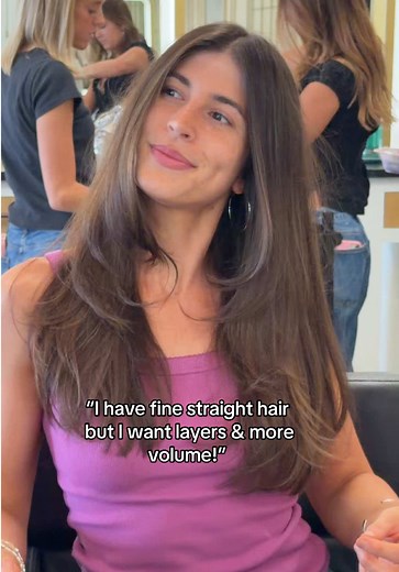 Layers for Fine Straight Hair: 90s Summer Volume Cut
