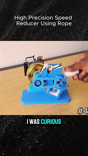 High Precision Speed Reducer Using Rope