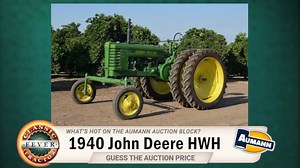 The John Deere HWH is the high clearance variation of the popular model H tractor. Only about 126 of these HWH were built and are highly sought after by collectors. This 1940 Model sold on a 2017 Aumann Vintage Power Auction. Can you guess what it brought? CLICK THIS LINK https://youtu.be/o6GgNV7LinA to see the answer! #aumannauctions #aumannvitnagepower #classictractor #tractorauction #antiquetractorauction, #classictractorstv #classictractorfever #aumannsclassictractortv #johndeere #twocylinde