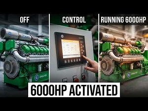 The Features of The AWESOME Jenbacher J612 V12 Engine - 6000HP