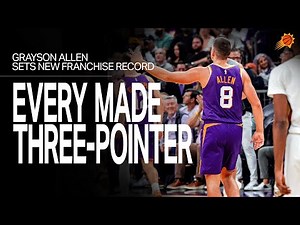 Grayson Allen HITS 10 THREES To Sets Franchise Record vs New Orleans Pelicans