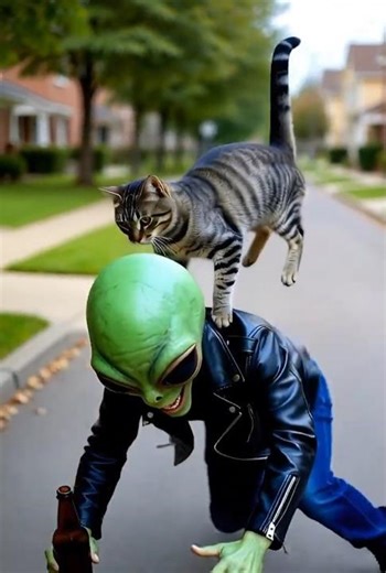 Alien Didn't Expect the Cat to Go That Hard