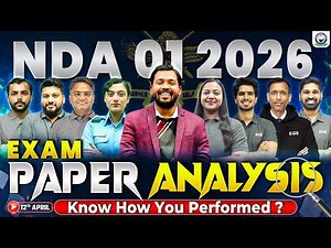 NDA 01 2026 Exam Paper Analysis | Complete NDA 01 2026 Paper Discussion | By KGS Defence Team