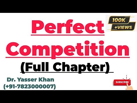 Perfect Competition | Price And Output Determination Under Perfect Competition | Economics | UPSC