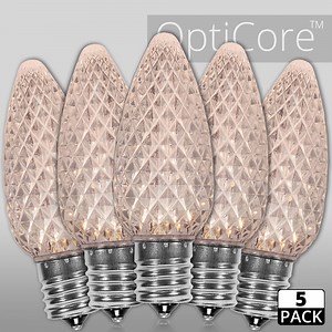 C9 120V  Warm White LED Replacement Bulbs - Wintergreen Corporation
