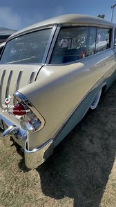 I share a lot of pictures of this car because it’s one of the nicest, cleanest Nomads out there.. but getting to see it first hand is a real treat. This car is magnificent! The colors, the stance, interior.. all class. @ventura_nationals was awesome and we can’t wait to go to the show next year. 🔥🔥🔥🔥🔥🔥!! @nomadhenry 🤘🏼🤘🏼 #venturanationals #oldschool #hotrod #chevrolet #tri5 #classiccarsdaily #retrocars #americanmuscle #trifive #trifiveera #chevy #picoftheday #instacars #auto #supercar 