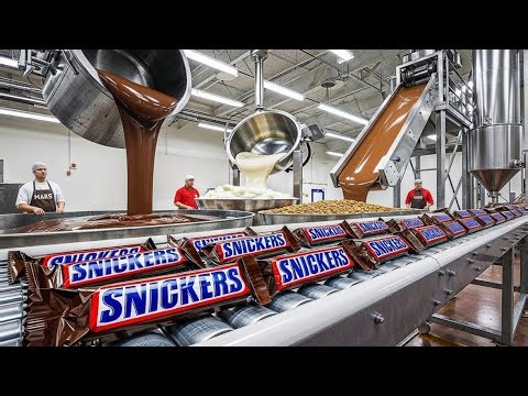 100,000 Snicker Bars Daily — Inside Hi-Tech Snickers Chocolate Factory | Cocoa Farms to Sniker Bars
