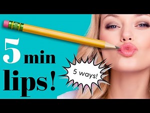 HOW to DRAW LIPS REALISTICALLY in Just 5 MINUTES! (#DrawingFacialFeatures with Karen Campbell)