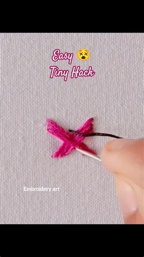 😮‍💨 Super simple design Hack! Hand Embroidery Designs for beginnners #tiny #butterfly