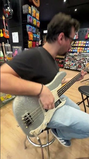 ⚡️ Fender Precision Bass Player II 75th Anniversary Sparkle! ✨ #basslinemusicshop